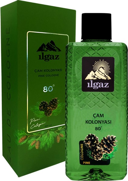Elegance Pine Cologne 80 Derece Çam Kolonyası Kalıcı Çam Kokusu Unutulmaz Çam Kozalağı Kokusu 400 ml