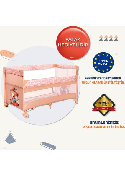Lorelli Up And Down 60X120 Bebek Anne Yanı Oyun Parkı Yatak Beşik Yatak Hediye fiyatları