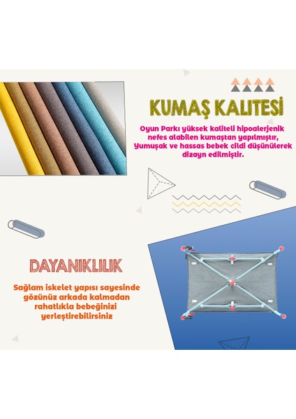 Lorelli Up And Down 60X120 Bebek Anne Yanı Oyun Parkı Yatak Beşik Yatak Hediye indirimleri