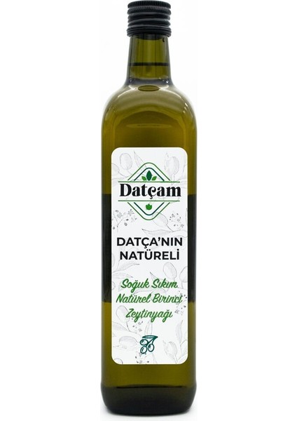 Datça'nın Natüreli Soğuk Sıkım Zeytinyağı (Cam Şişe) 750 ml