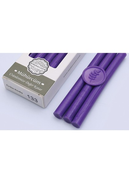 Mühür Mumu Çubuk 11MMX120MM 10 Lu Paket Model: 133 Lavanta Sedef