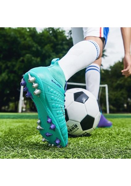 Erkekler Futbol Ayakkabıları Fg Ayak Bileği Krampon Erkek Açık Bağcıklı Yüksek Üst Eğitim Maç Sneaker (Yurt Dışından) modelleri