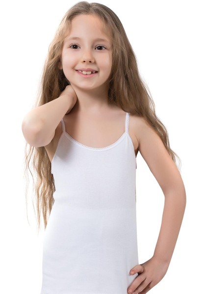 395 Ribana İp Askılı Kız Çocuk Atlet