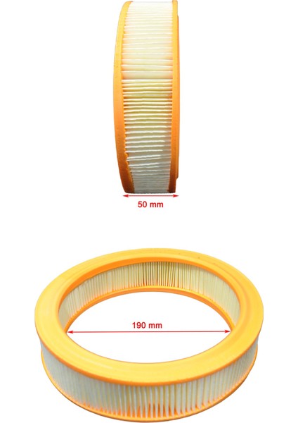 Renault Rapid Express 1.1, 1.2 54 Hp, 1.4 58-60 Hp 85-98 Hava Filtresi fiyatları