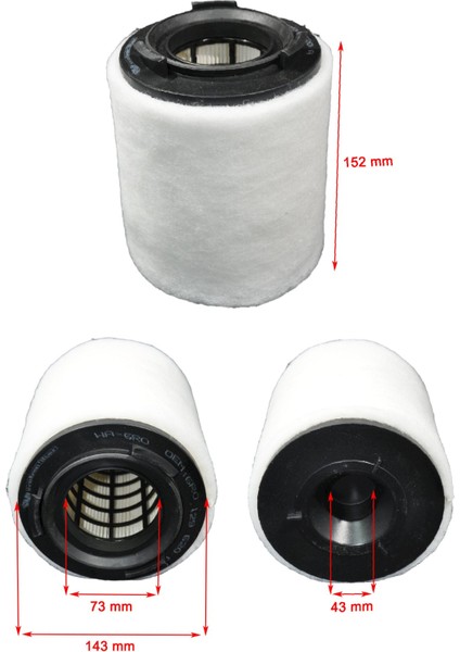 Seat Toledo Iv 1.4 Tsı 122 Hp 2013-2015 Hava Filtresi fiyatları