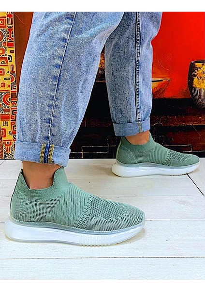 108-Y Yeşil Kadın Spor Ayakkabı & Sneaker modelleri