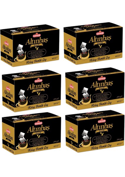 Altınbaş Demlik Poşet Çay 200 gr X6