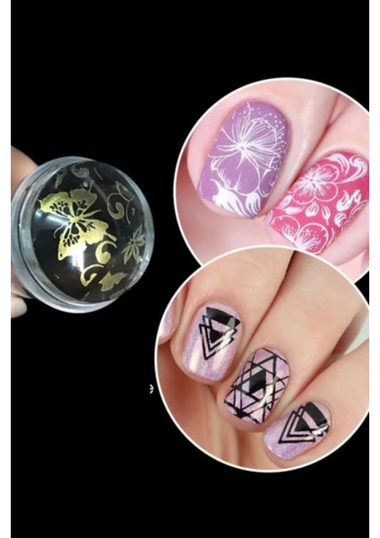 Tırnak Süs Damgalama Yumuşak ve Pürüzsüz Yüzey, Kolay ve Pratik French Stamper Aleti Seti fiyatları