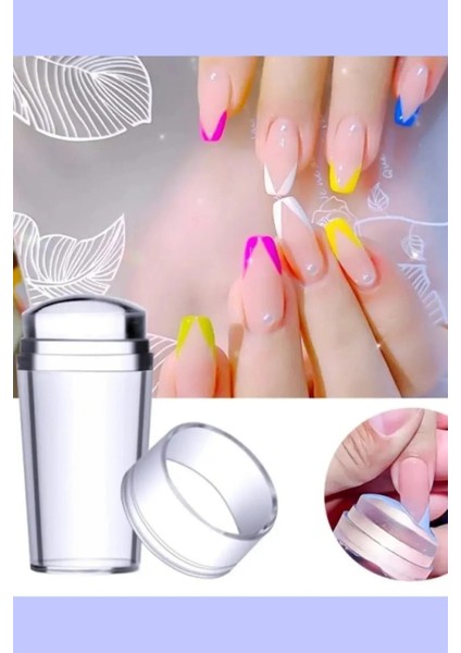 Tırnak Süs Damgalama Yumuşak ve Pürüzsüz Yüzey, Kolay ve Pratik French Stamper Aleti Seti fırsatları