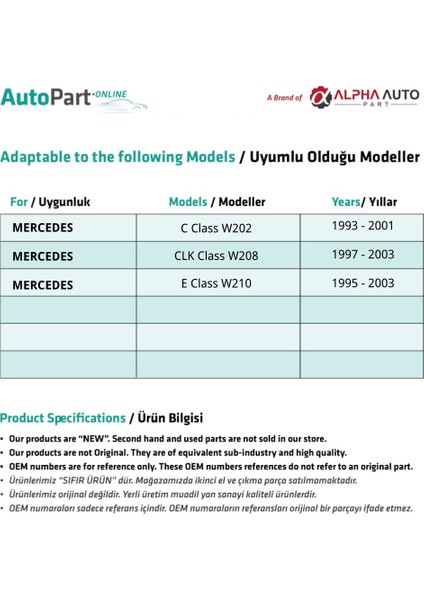 Mercedes C Class W202 Için Vites Topuzu