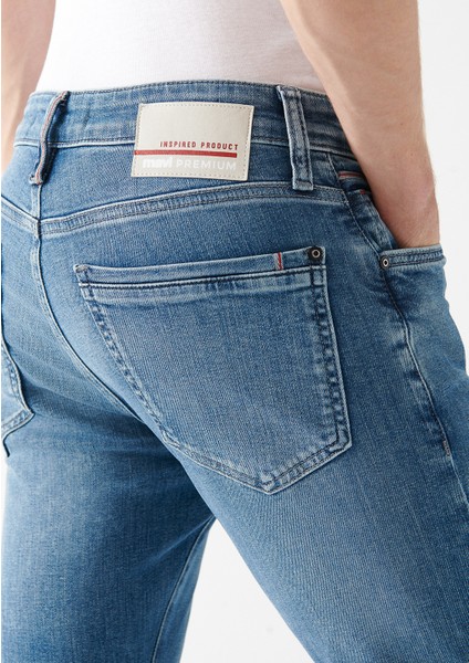 Erkek James Koyu Gölgeli Mavi Premium Jean Pantolon 0042482680