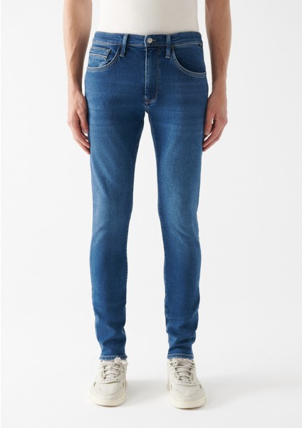 Erkek Leo Mavi 90S Tokk Jean Pantolon 0076233453