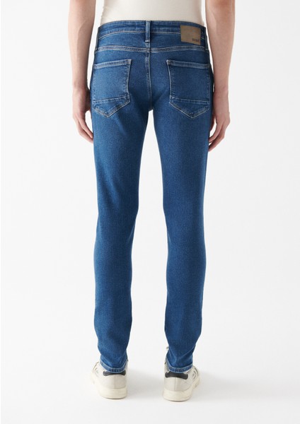 Erkek Leo Mavi 90S Tokk Jean Pantolon 0076233453