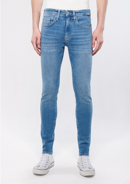 Erkek Leo Mavi 90S Comfort Jean Pantolon 0076280567