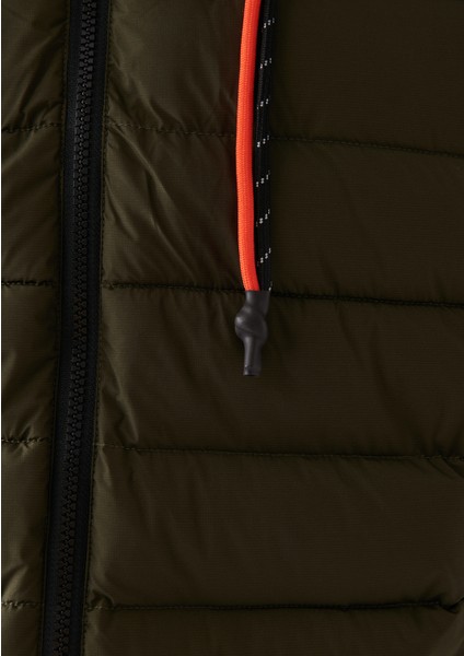 Erkek Kapüşonlu Haki Şişme Mont 0110071-71545