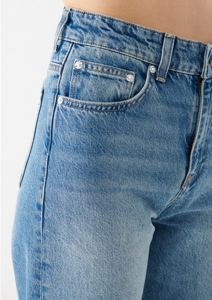 Kadın Barcelona Mavi Yırtıklı Icon Street Jean Pantolon 101047-82121