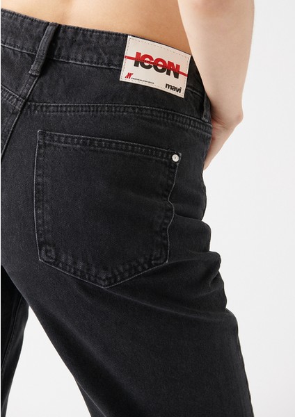 Kadın California Duman Gri Yırtıklı Icon Street Jean Pantolon 1010125-82311