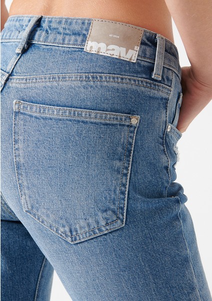 Kadın Viola Açık Mavi Jean Pantolon 101048-34907