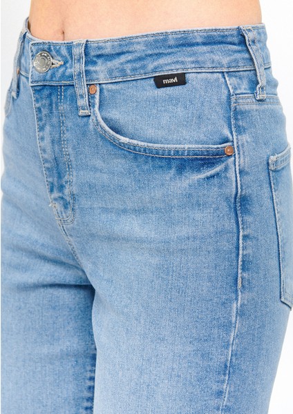 Kadın Cindy Gölgeli 90S Jean Pantolon 100277-82132