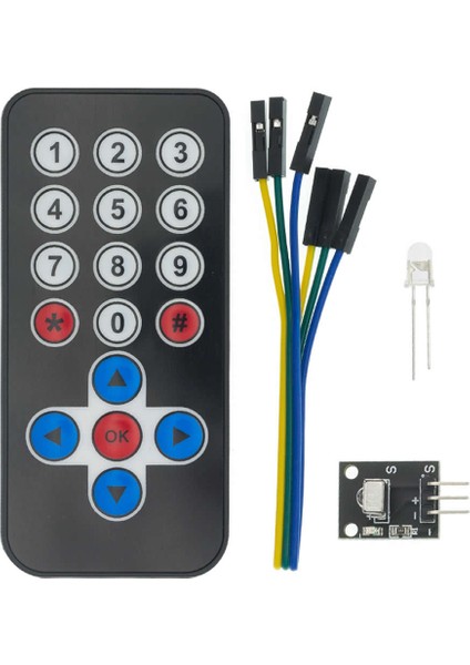 IR Alıcı Verici Kumanda Seti Kızıl Ötesi Kablosuz Uzaktan Alıcı Verici Ky-022 Receiver TV Uydu Klima