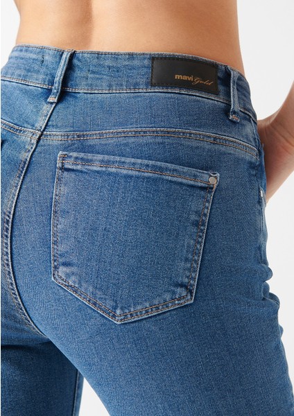 Kadın Kendra Mavi Gold Jean Pantolon 1074682912