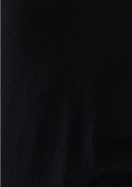 Kadın V Yaka Siyah Kazak 171346-900