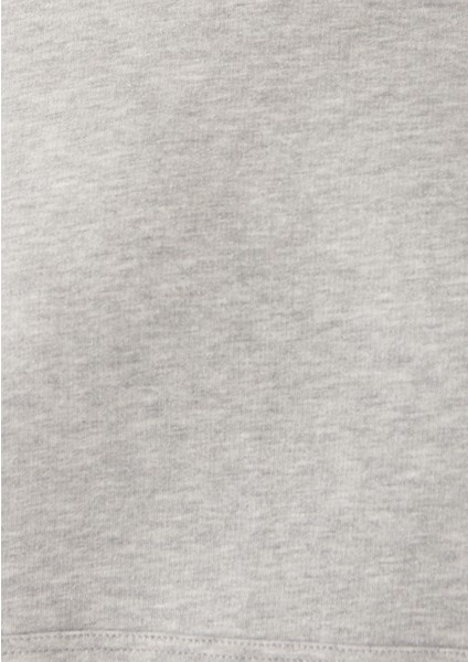 Kapüşonlu Gri Basic Sweatshirt 167299-82816