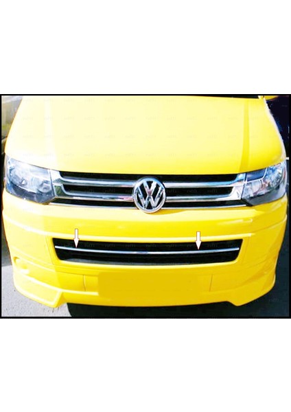 Ebal Oto Vw T5 Caravelle Krom Ön Tampon Çıtası 2010-2015 P. Çelik