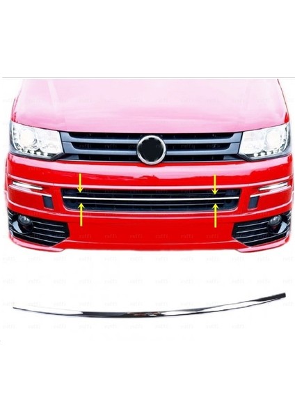 Vw T5 Multivan Krom Ön Tampon Çıtası 2010-2015 P. Çelik