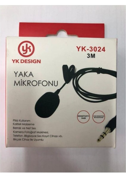 3 Metre Yaka Mikrofonu 3 Metre Bilgisayar Mikrofon modelleri