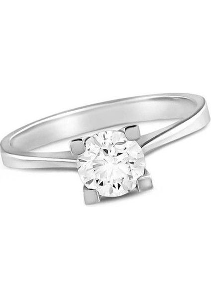 Pırlanta Tektaş Yüzük 18K 0,70CT
