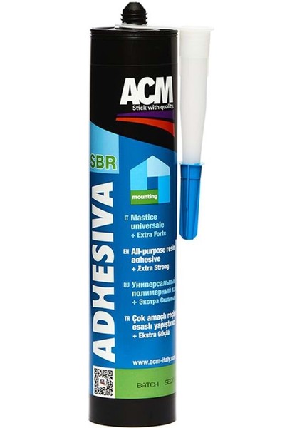 Acm Adhesiva Sbr 300 ml Tek Bileşenli Su Bazlı Yapıştırıcı