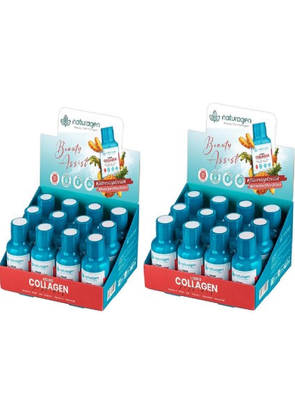 Ananas Aromalı Likit Collagen Shot 60 ml - 24 Adet Şişe