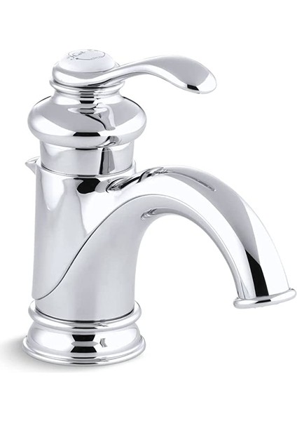 Fairfax Tek Delikli, Sifon Kumandalı Lavabo Bataryası, Parlak Krom 12182-CP