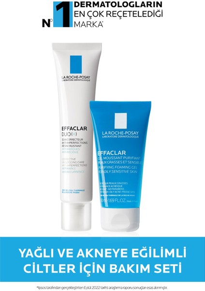 La Roche-Posay Effaclar Yağlı ve Akneye Eğilimli Ciltler Için Bakım Seti