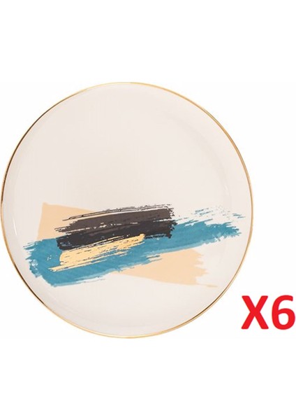 Dash Düz Pasta Tabağı 21CM 6'lı 04ALM007904