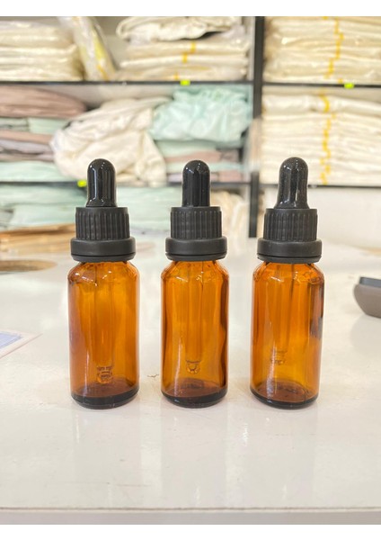 Propolis Şişesi 20 cc Cam Pipetli Plastik Kapaklı 20 Adet