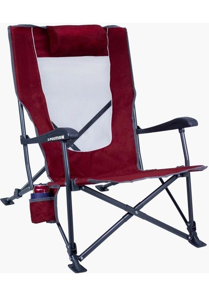 Gci Outdoor Low-Ride Recliner 3 Kademeli Katlanır Kamp Sandalyesi