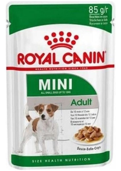 Mini Adult Küçük Irk Pouch Konserve 85 gr