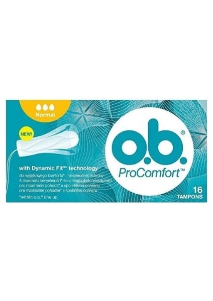 O.B O.b. Procomfort Tampon Normal 16'lı