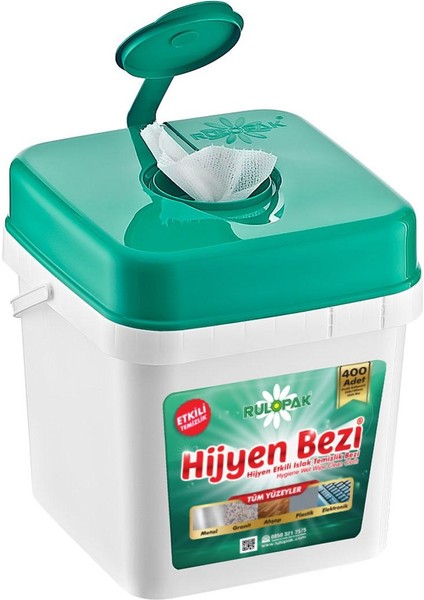 Hijyenik Islak Kova Mendil 400'lü