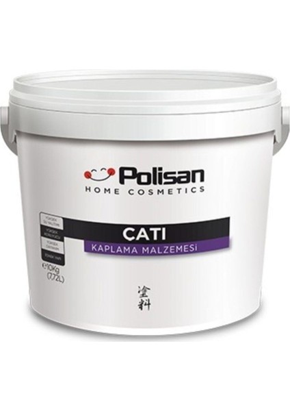 0,75 Lt Polisan Çatı Kaplama Malzemesi Beyaz