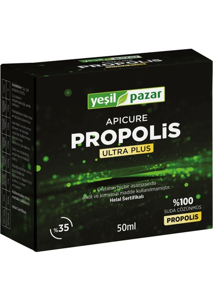 Apicure Propolis %35 Ultra Plus 50 ml