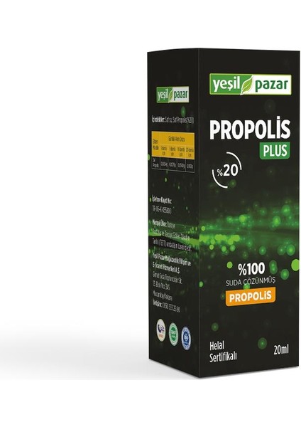 Apicure Propolis Plus %20 20 ml