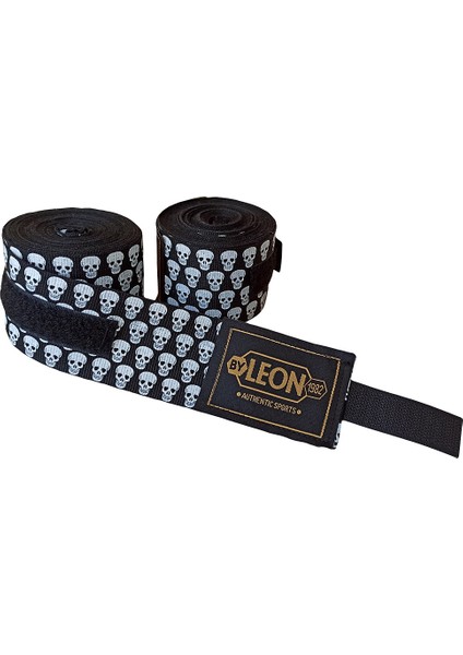 Leon Mini Skulls Kuru Kafa 2,5 Metre Boks Bandajı