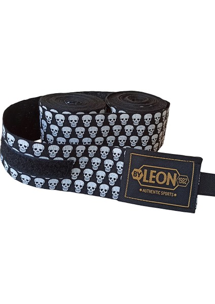 Leon Mini Skulls Kuru Kafa 2,5 Metre Boks Bandajı