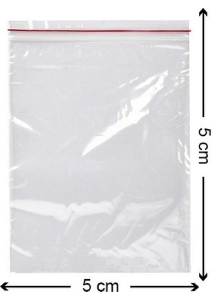 Tropic 20 Paket Kilitli Torba Kilitli Poşet 5x5 cm (2000 Li)