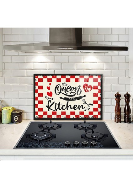 Cam Ocak Arkası Koruyucu | Kitchen Queen |