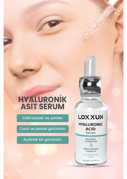 C Vitamin Serum +  Serum + Hyaluronik Asit Serum + Leke Serum