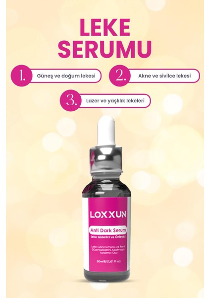 C Vitamin Serum +  Serum + Hyaluronik Asit Serum + Leke Serum